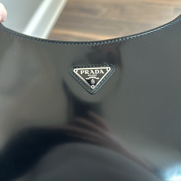 Prada Cleo Brushed Leather Shoulder Bag - Picture 3 of 12